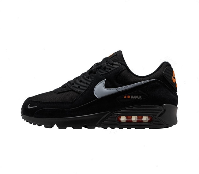 Men's Running weapon Air Max 90 Black Shoes 0132